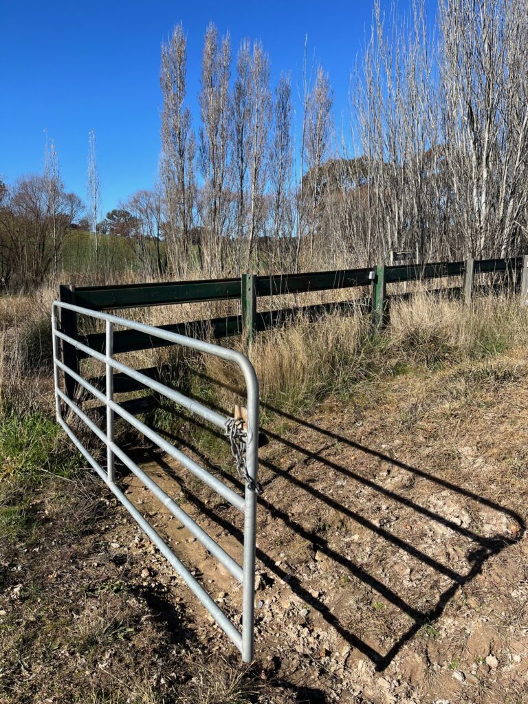 farmIT in action gate security sensor